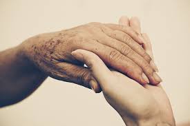 Image result for elderly touch